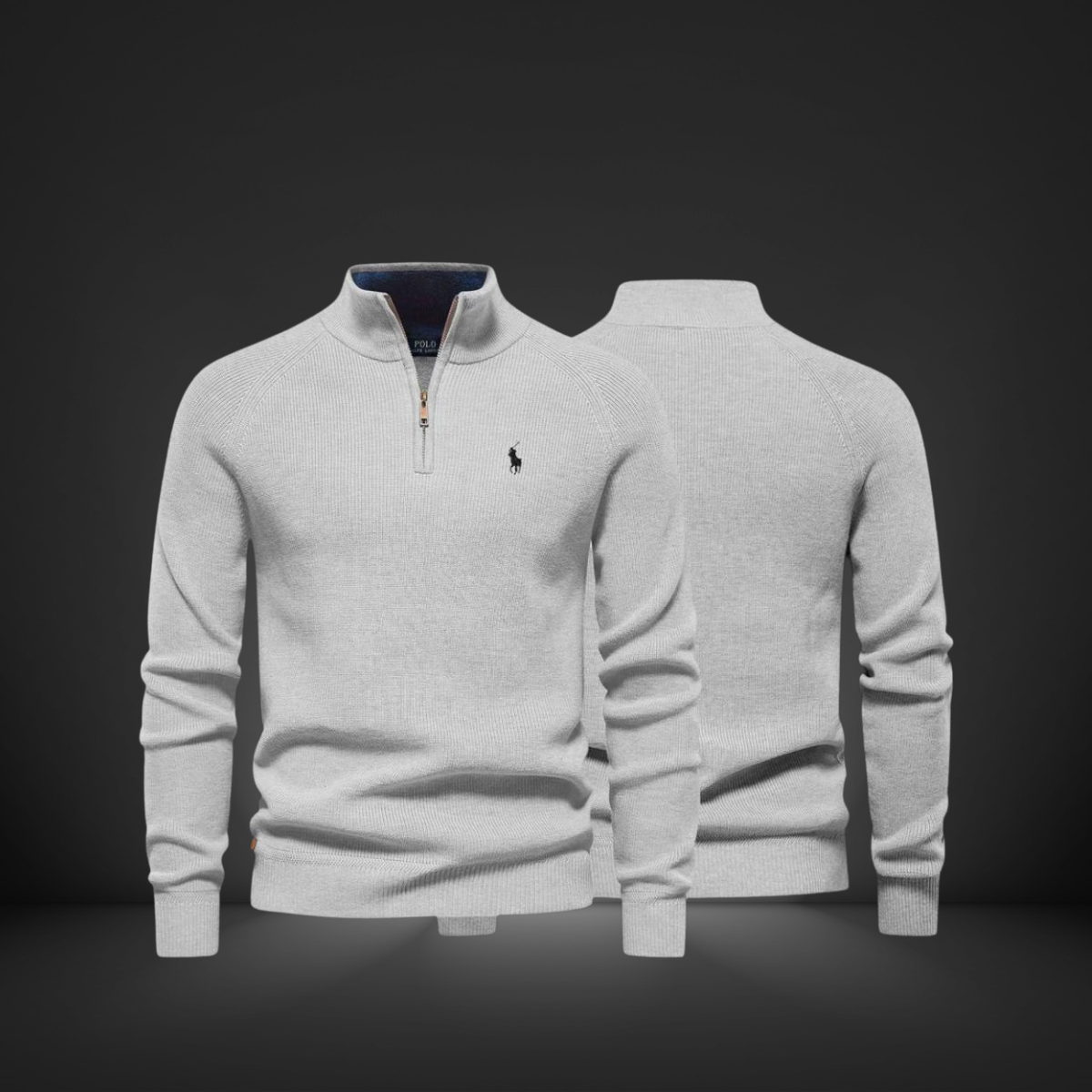 9ICONS | PULLOVER ELEGANTE CON ZIP