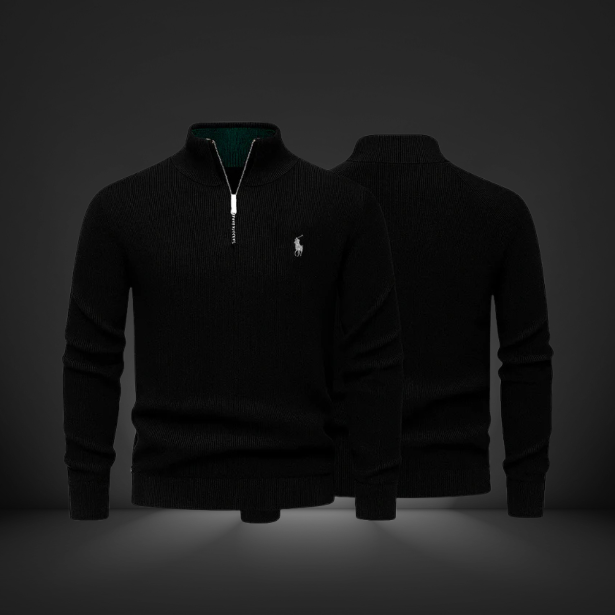 9ICONS | PULLOVER ELEGANTE CON ZIP