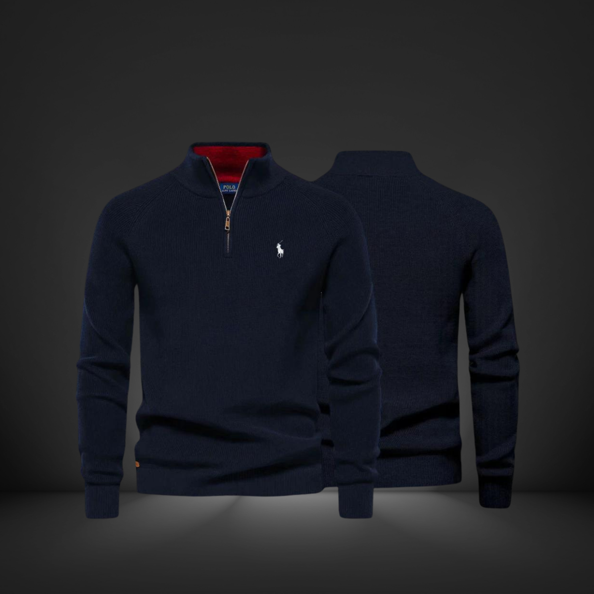 9ICONS | PULLOVER ELEGANTE CON ZIP