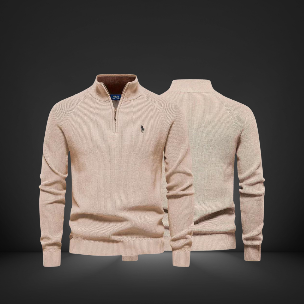 9ICONS | PULLOVER ELEGANTE CON ZIP