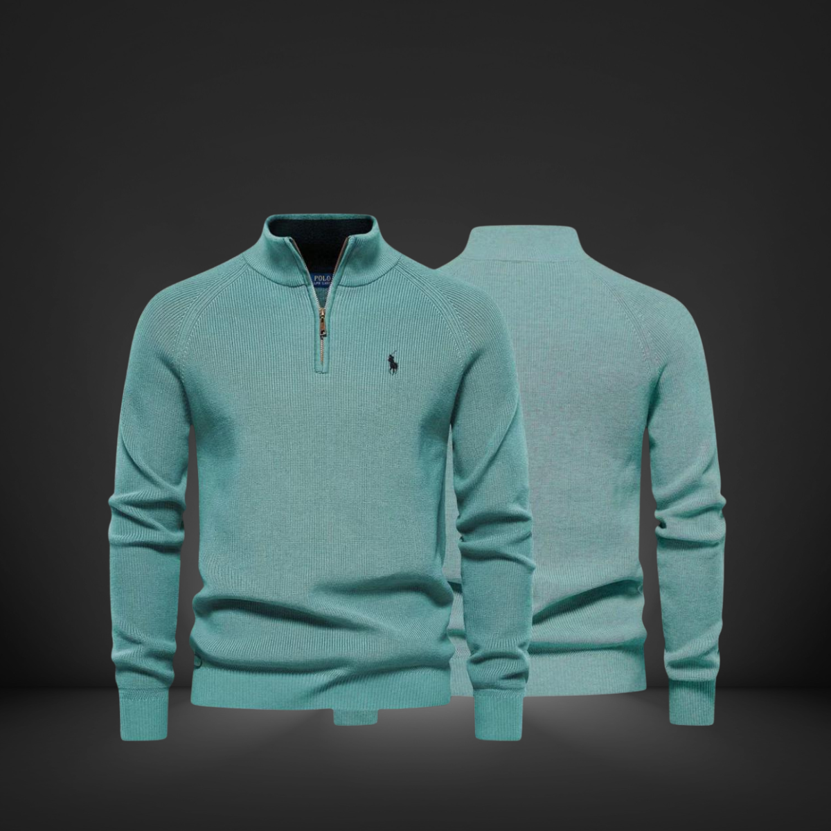 9ICONS | PULLOVER ELEGANTE CON ZIP